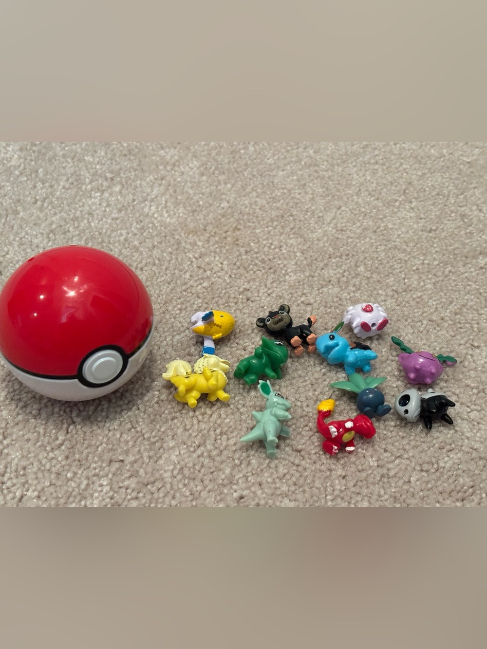 Pokemon Mini Figure Lot Poke Ball Trainer Growlithe Chamander Hopip Tortwig